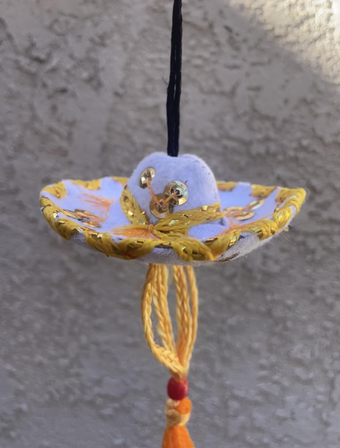 Mini Mariachi Hat Car Accessory