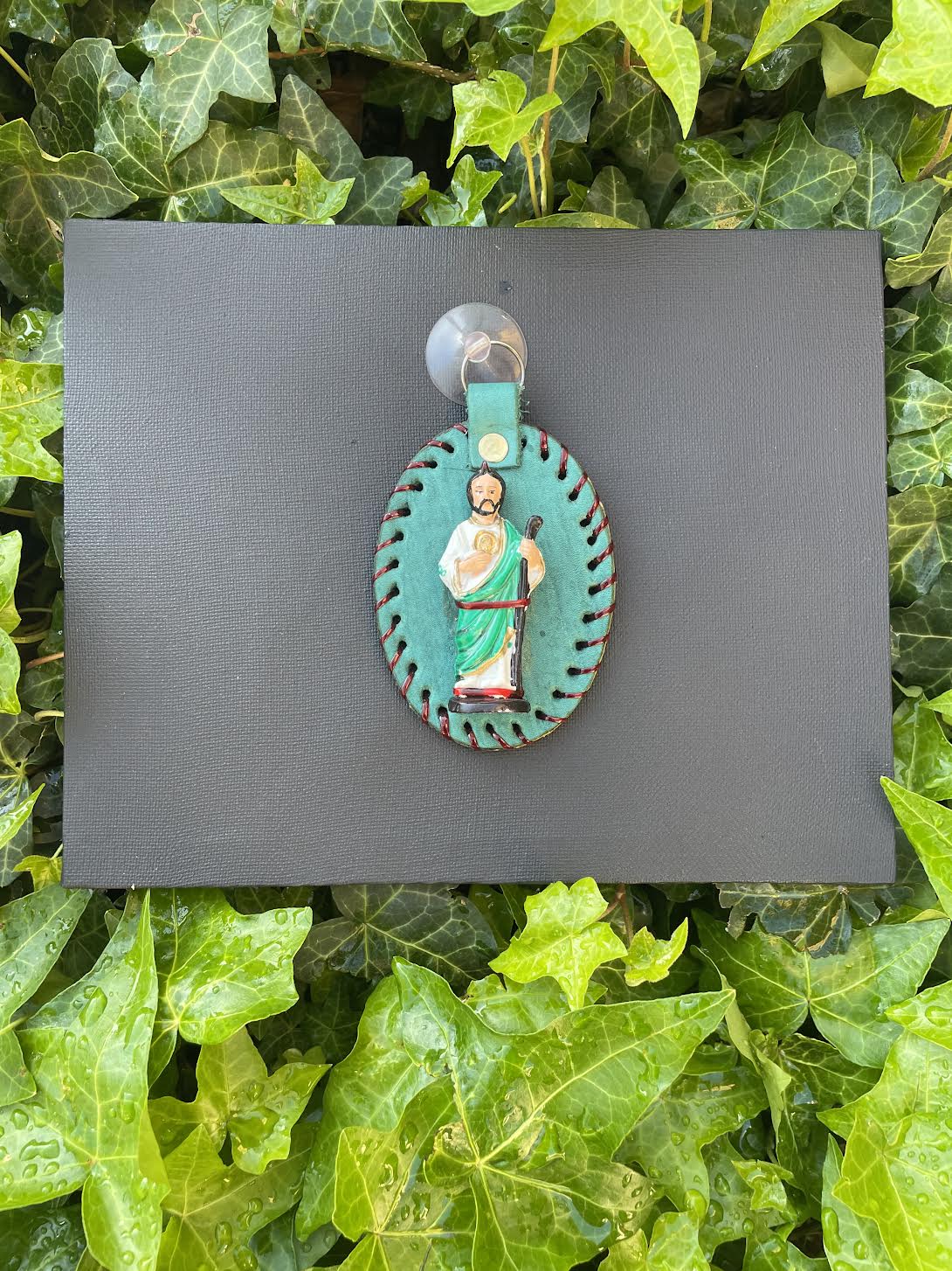 Saint Jude Car Window Accessory / San Judas Accesorios Para Carro