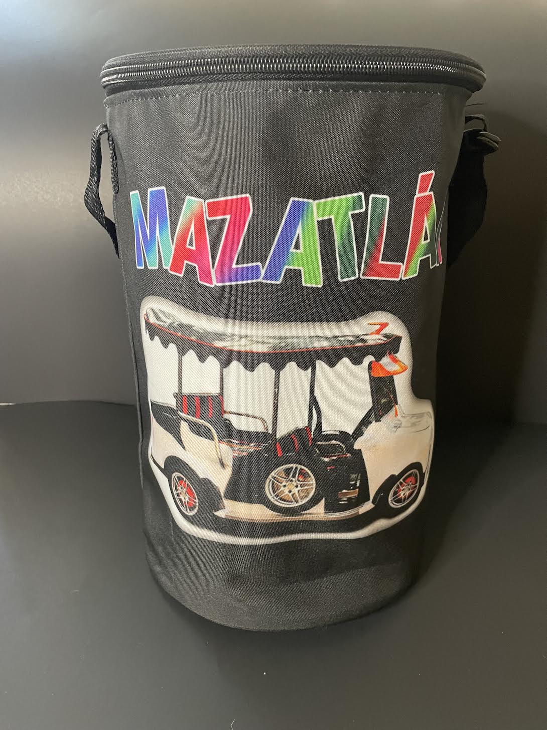 Cylinder Ice Chest W/ Shoulder Strap
