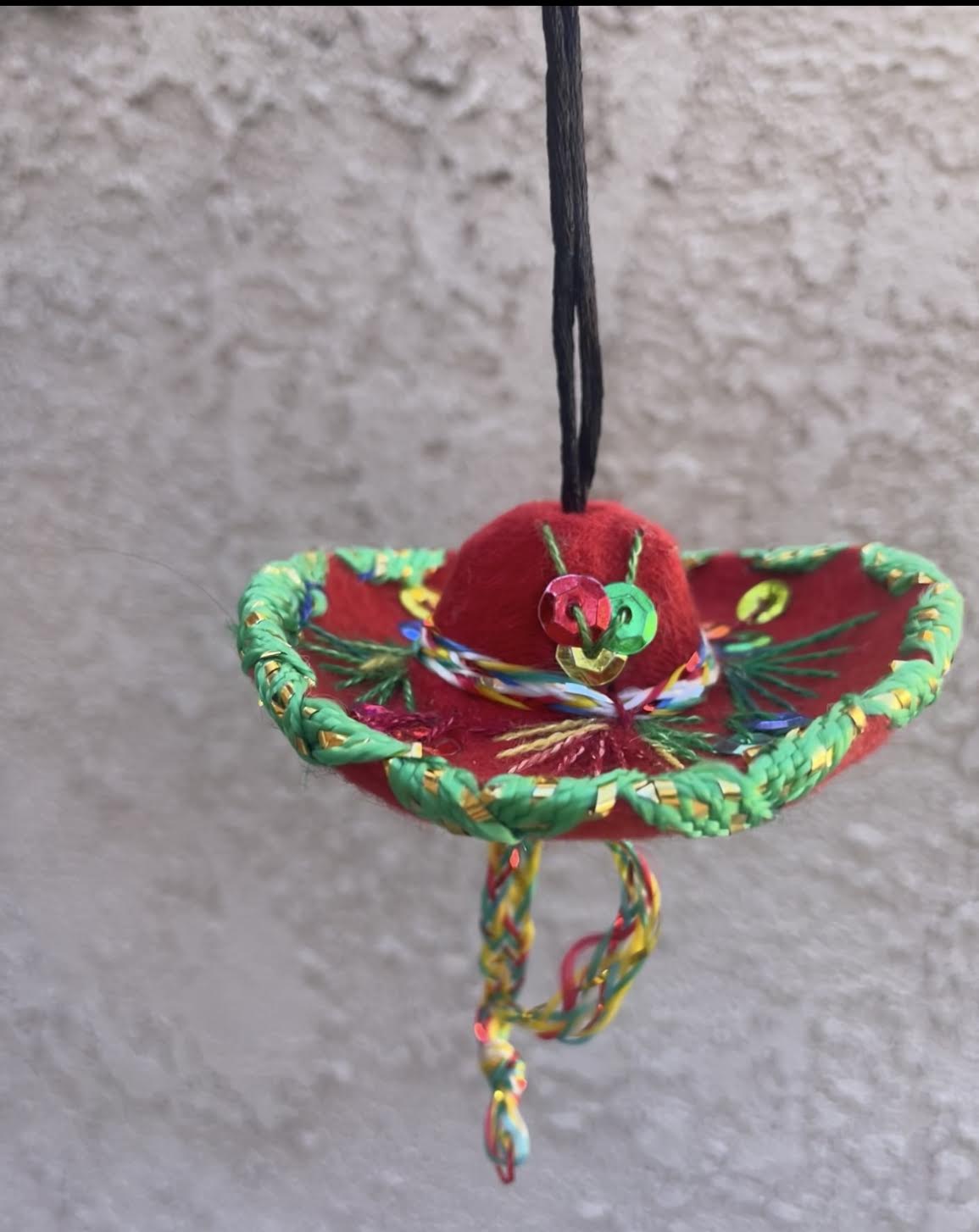 Mini Mariachi Hat Car Accessory