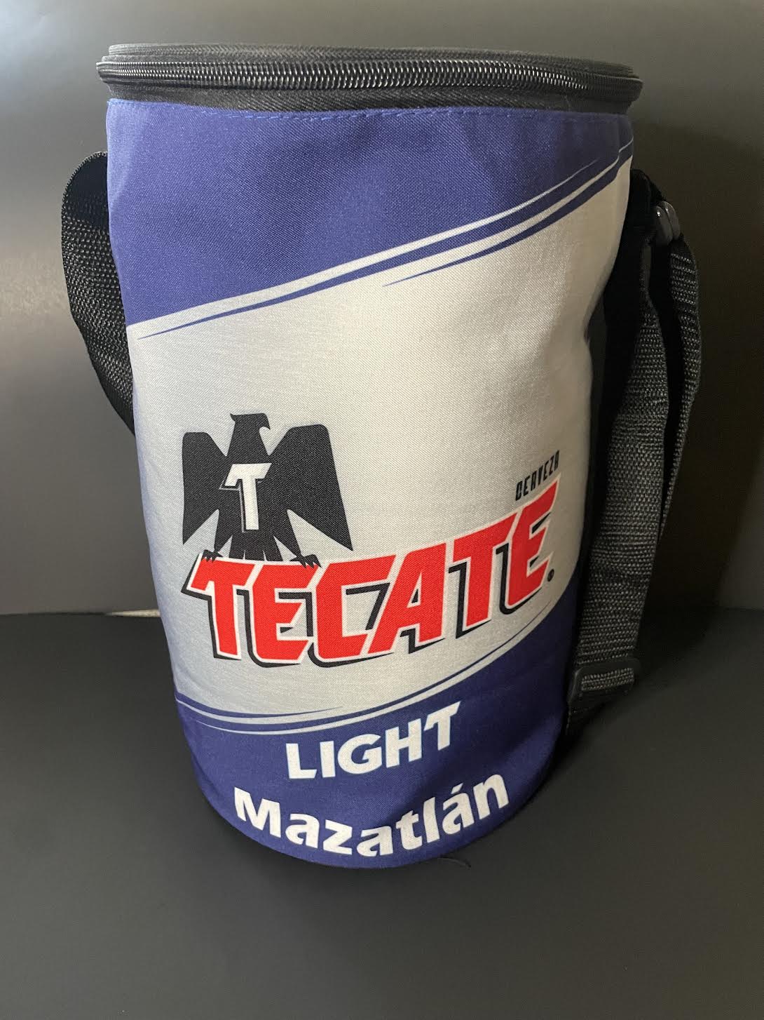 Cylinder Ice Chest W/ Shoulder Strap