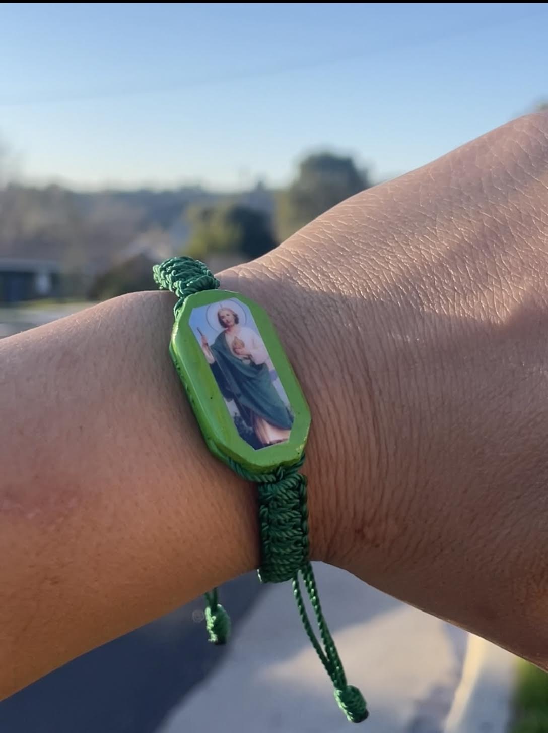 San Judas Adjustable Bracelet