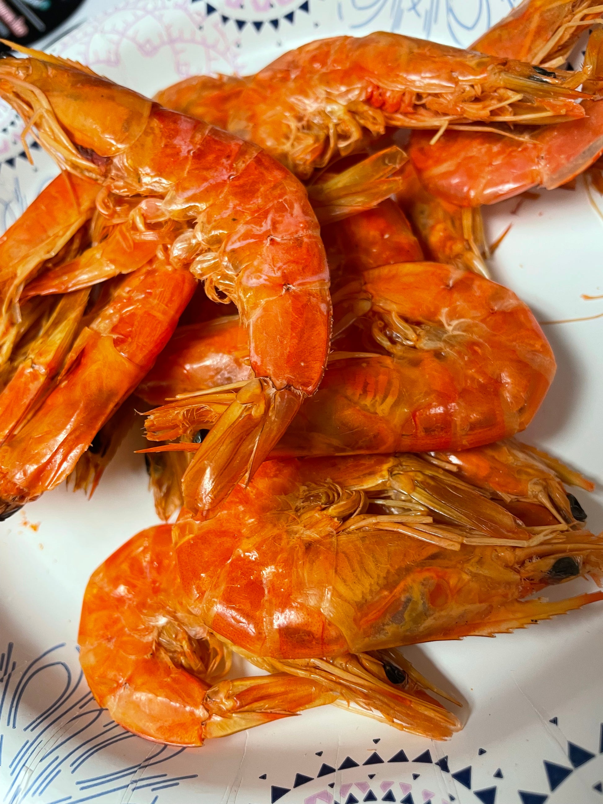 Mexican dried shrimp used for mariscos Caldos and tamales . 
