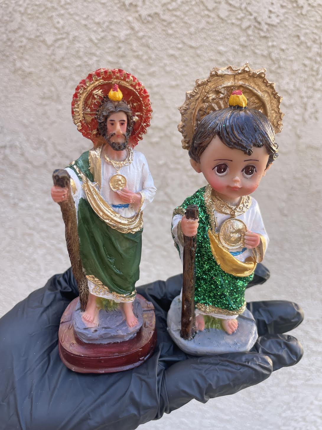 San Judas Tadeo religious statue Mexican Catholic devotional figure for home altar and prayer space